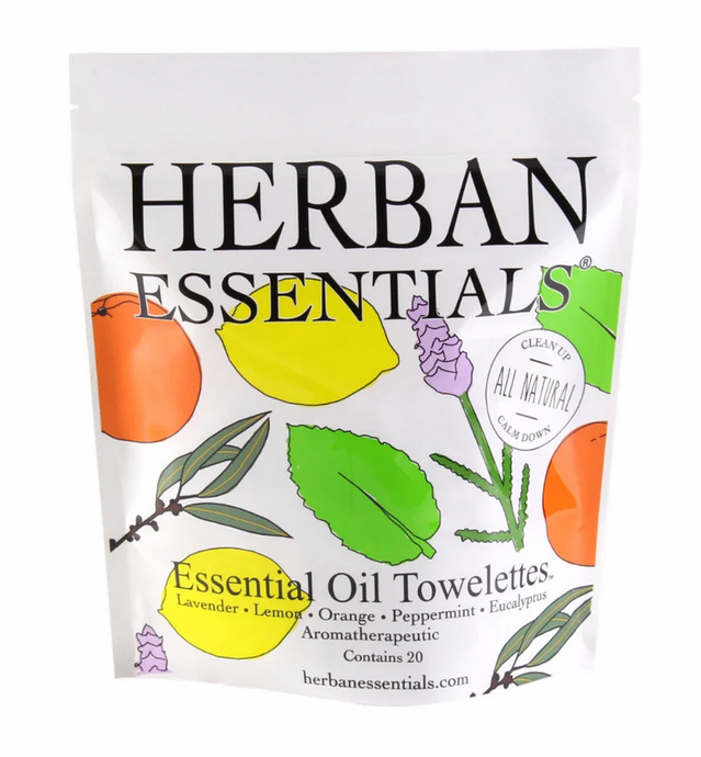 Herban Towelettes- 20 pack assorted