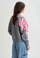 Load image into Gallery viewer, Essentiel Antwerp Gag Sequin Sweatshirt