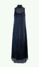 Load image into Gallery viewer, Staud Albee Dress in Midnight Blue/Black