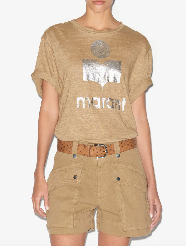 Isabel Marant Etoile Zewel Logo Tee